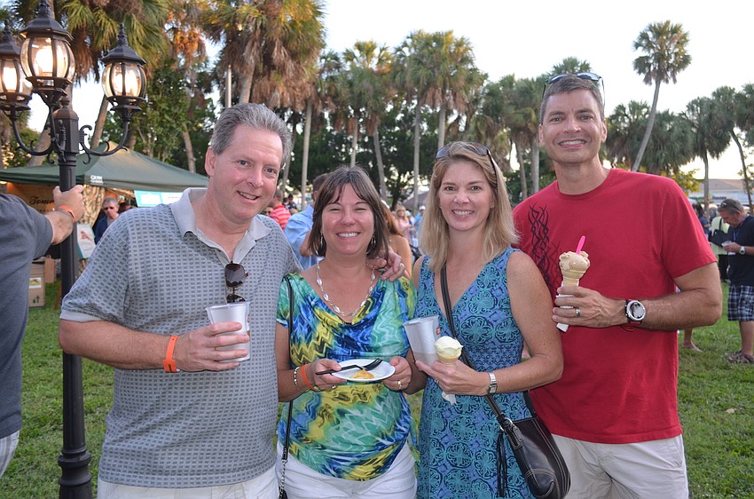 Mark and Sue Gates with Amy and Kevin Wells