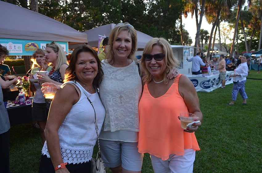 Sharon Bottalla, Clare McWilliams and Shari Thanas