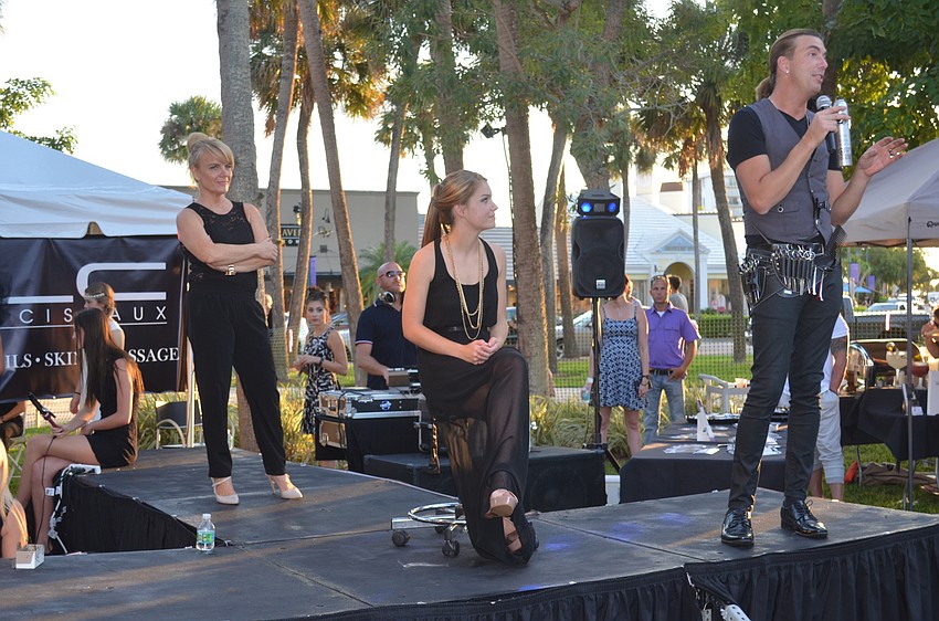 Les Ciseaux provided a fashion show at the event.