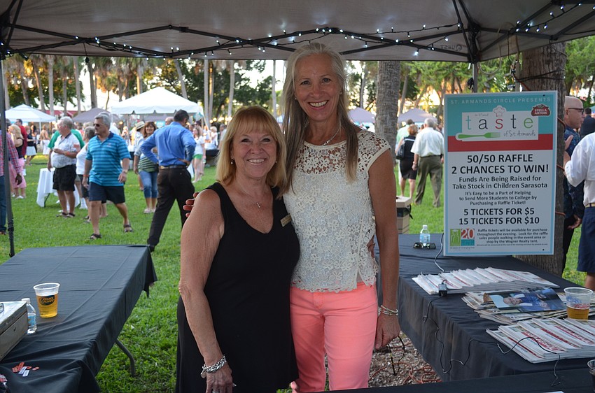 St. Armands Executive Director Diana Corrigan and Executive Assistant Mary Czernyk