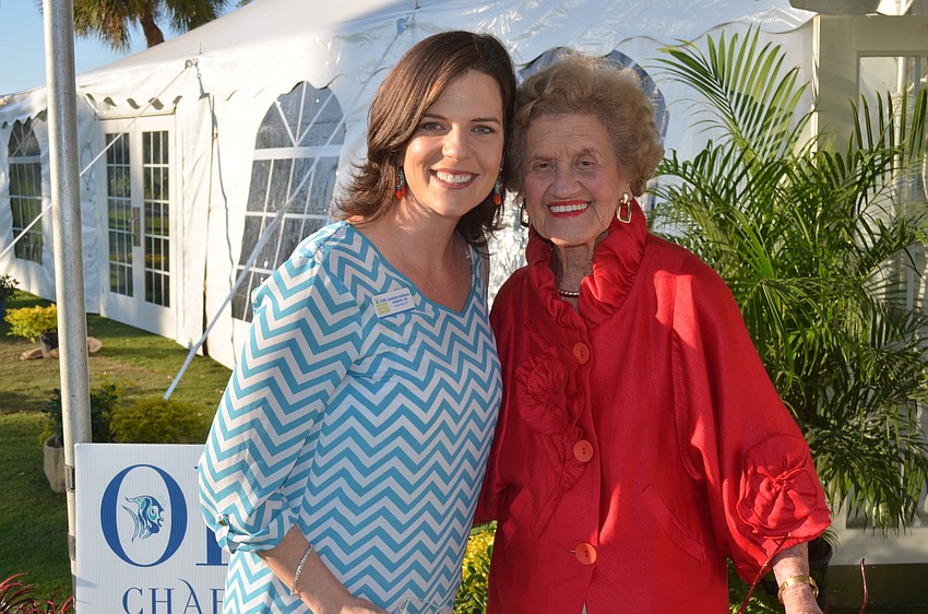 Kameron Partridge and Betty Schoenbaum, of Glasser Schoenbaum Human Services Center