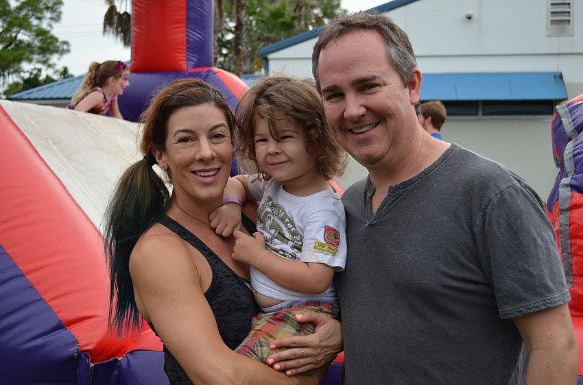 Patricia Dore with Sawyer and David Haenel