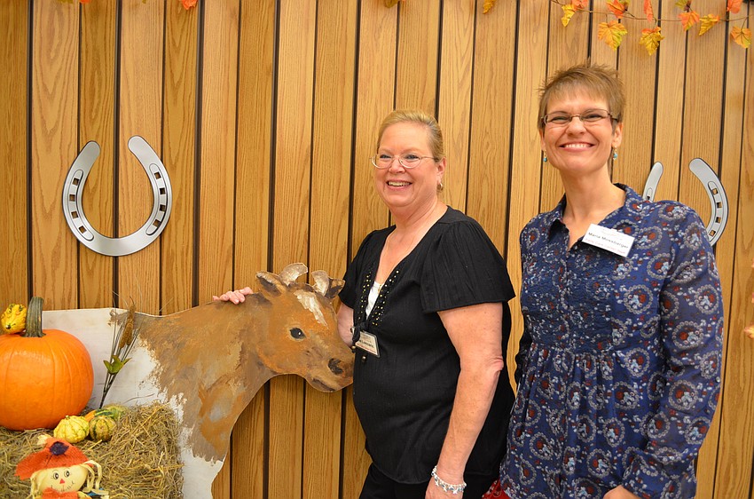 Early Care Center Director Susan Loncaric and Maria Mossbarger.