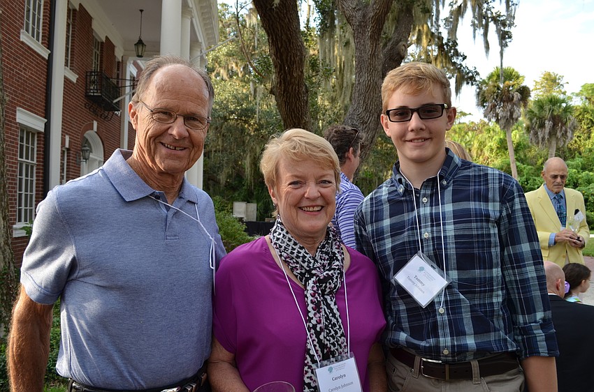 Bob and Carolyn Johnson with their grandson Tommy Johnson
