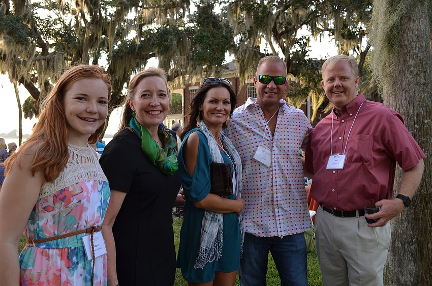 Grace Johnson with her mother and Conservation Foundation President Christine Johnson with Angie and TJ Nutter and Bill Johnson.