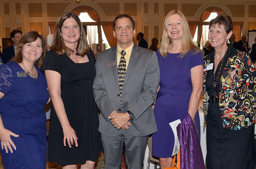 Morgan Gerhart, Margi Dawson, Rick Hughes, Adell Erozer and Margie Genter