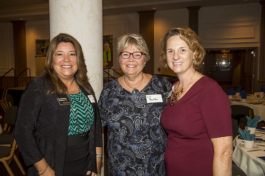 Annette Sciolino with Paula Falk and Carla Benison