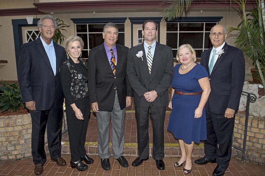 Dr. Donald Snyder, Molly Schechter, Michael Juceam, Patrick Dorsey, with Erin McLeod and Bob Carter
