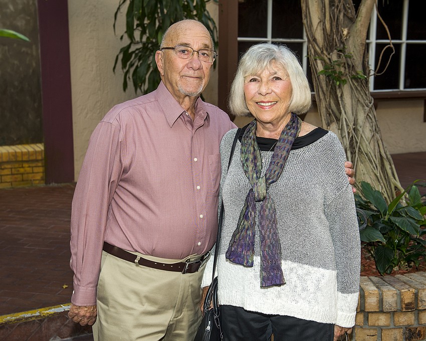 Marv Albert and Gerri Aaron
