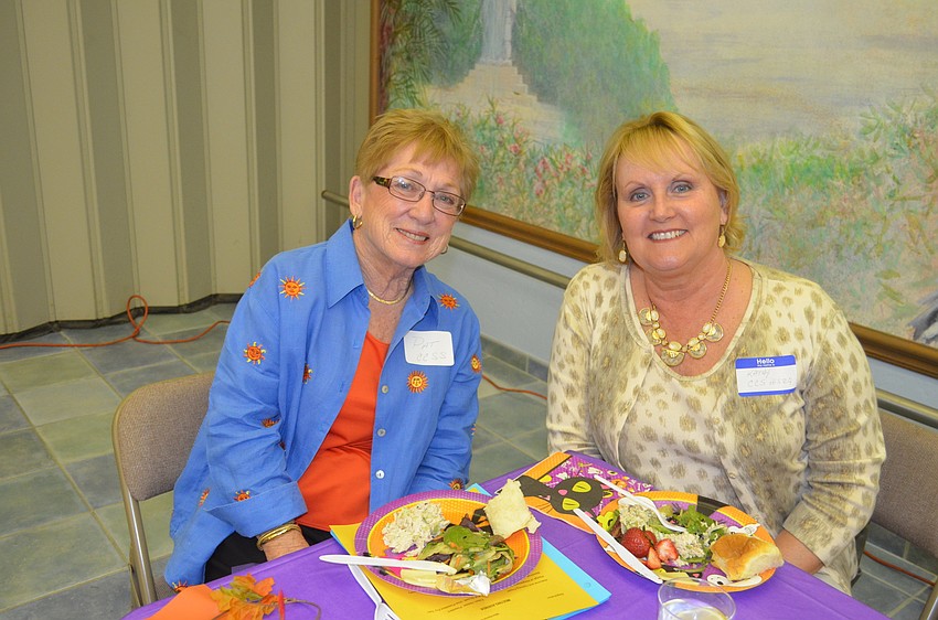 Pat Spencer and Kathy Holehouse, of the Christ Child Society of Sarasota