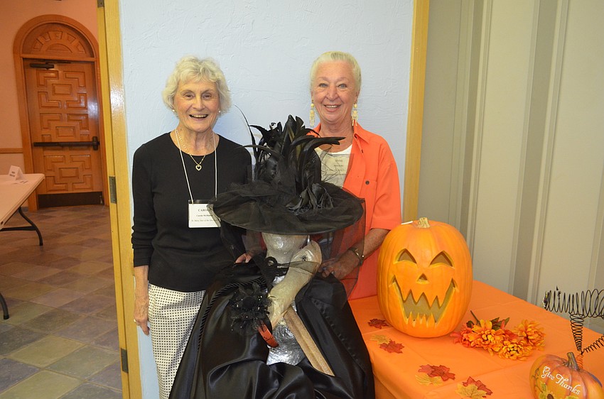 Luncheon organizers Carole McMahon and Anne Kelley