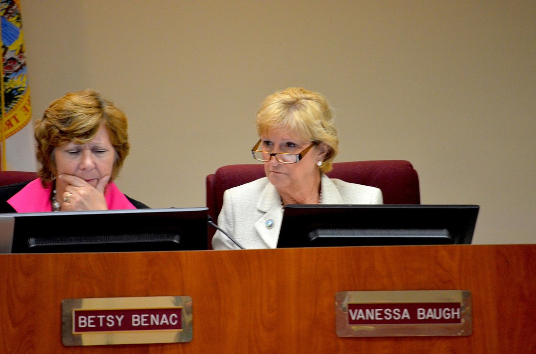 Manatee County Commissioners Betsy Benac and Vanessa Baugh are proponents of University Place receiving traffic enforcement aid from off-duty deputies.