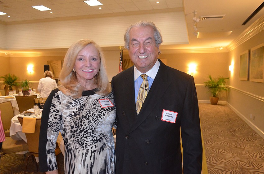 Past President Phyllis Black and President Joe McElmeel