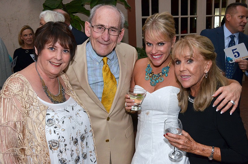 Trish and Bob Newman with Holly Anderson and Judith Duzgan