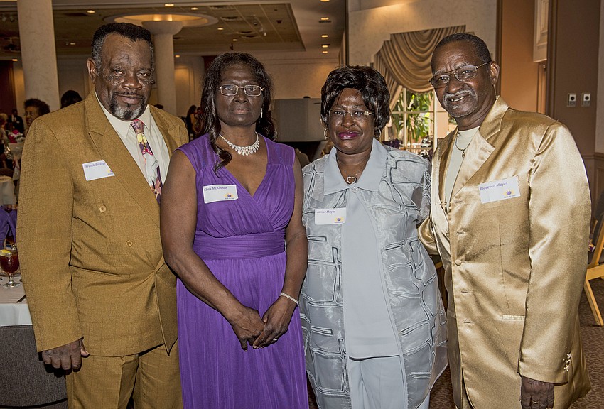 Frank Bristol, Chris McKinnon, with Janice and Roosevelt Mayes