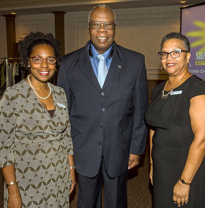 Michelle Carroll, Mayor Willie Shaw and Phyllis Clay
