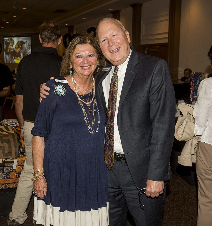 Emcees Renee Hamad and Scott Anderson