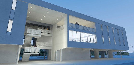 This is a digital rendering of Mote Marine Laboratory's new research facility located in Summerland Key.