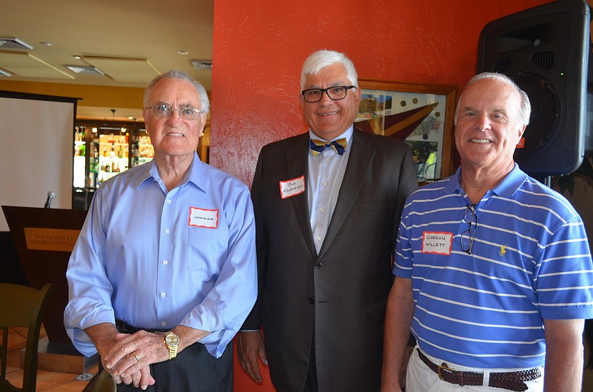 Jack Black, keynote speaker Bob Klosterman and Gordon Willett