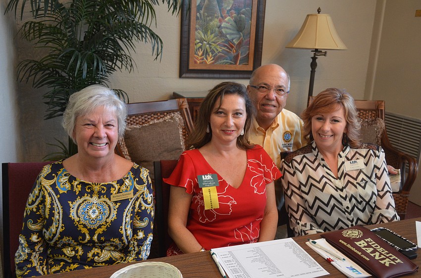 Barbara Koetsier, of Aging in Paradise Resource Center, Irina LaRose, of Design 2000, Public Works Director Juan Florensa and Chamber Executive Assistant Cori Lane