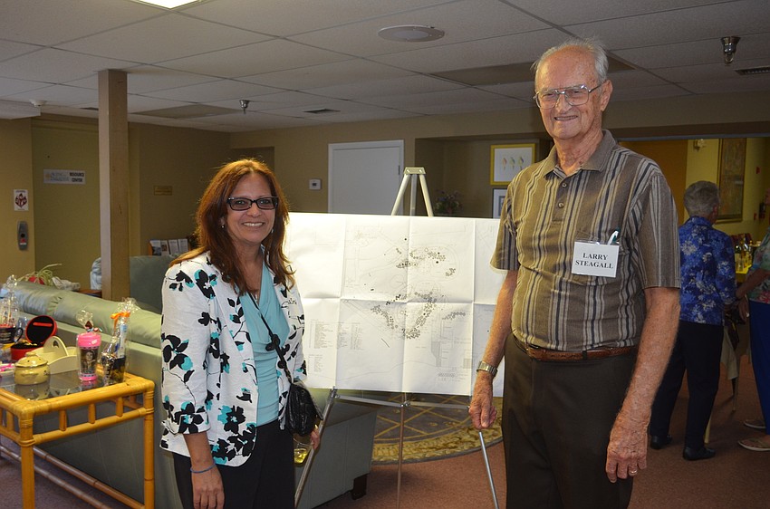 Longboat Key Finance Director Sue Smith and Larry Steagall, of Longboat Island Chapel