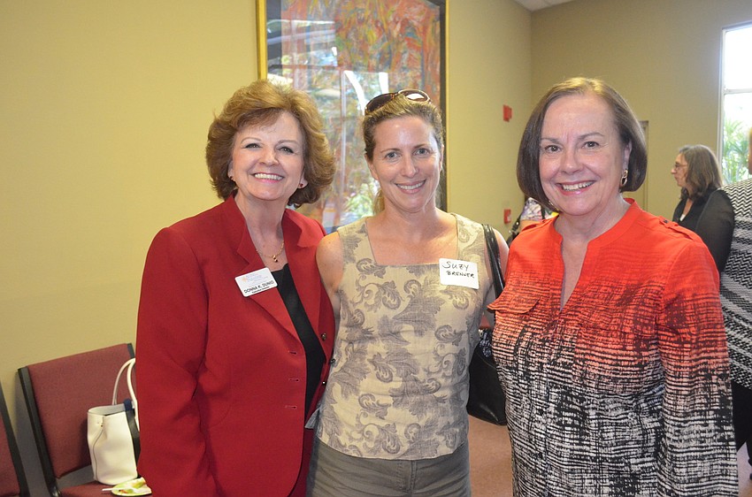 Aging in Paradise Executive Director Donna Dunio, Suzy Brenner and Vicki Lyons, of Longboat Island Chapel