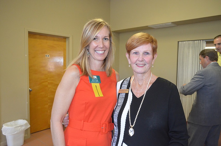 Sherri Mills, of Michael Sanders & Co., and Margaret Noble, of Longboat Island Chapel