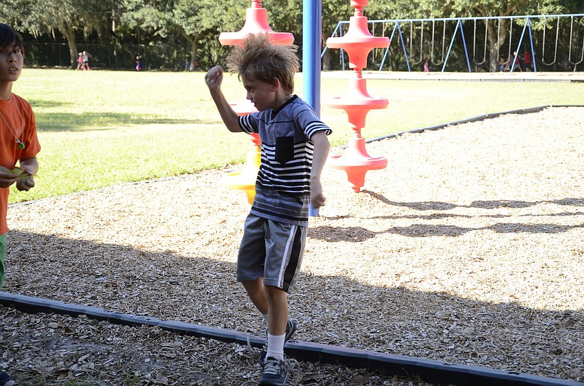 Jackson Barett throws a one-man dance party.