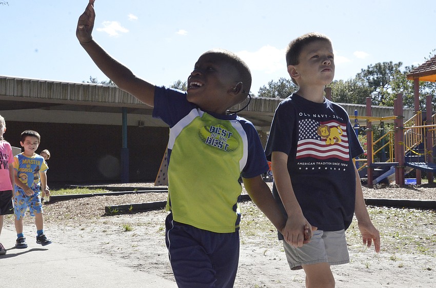 Brothers Josh and Nathan Ditzel take a lap.