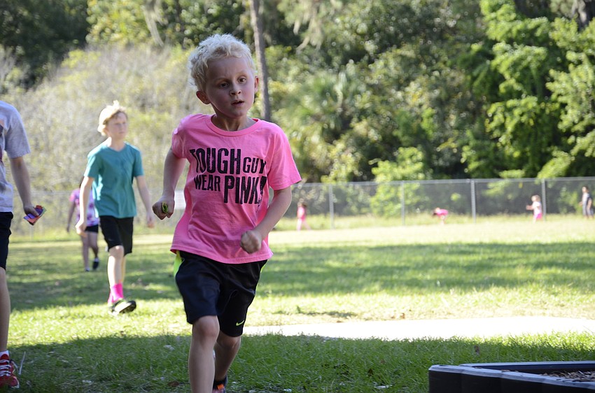 Mason Daniel puts in a tough lap.