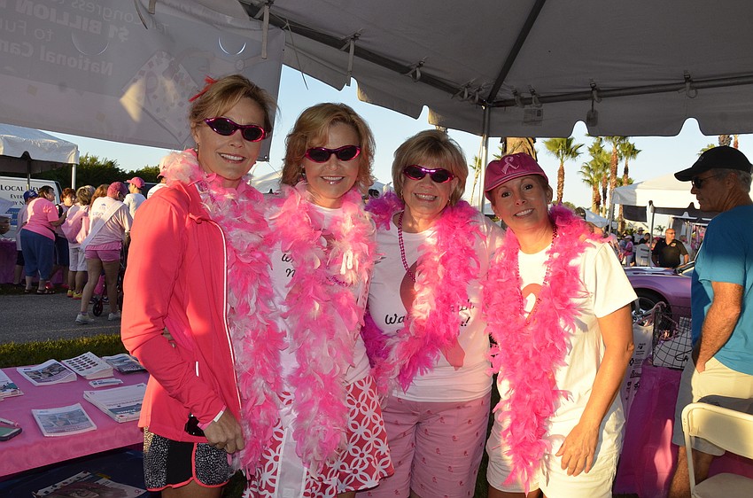 Darlene Walters, Carol Tucker, Vicki Kerley and Carol Young with Trustworthy Homecare of Sarasota