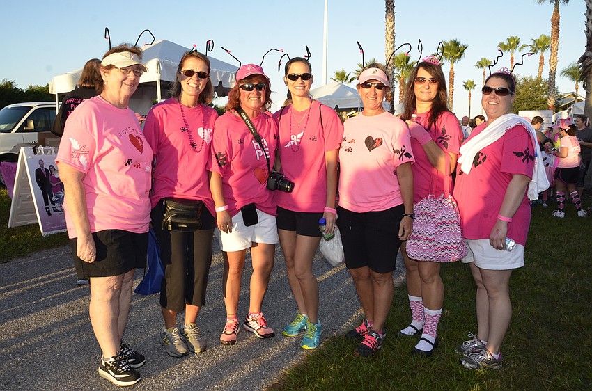 Caryl Fossen, Sue Leblanc, Lisa Galvin, Kristen Cochran, Ali Samona, Aundra DeRosa and Aliesha Hill make up the 