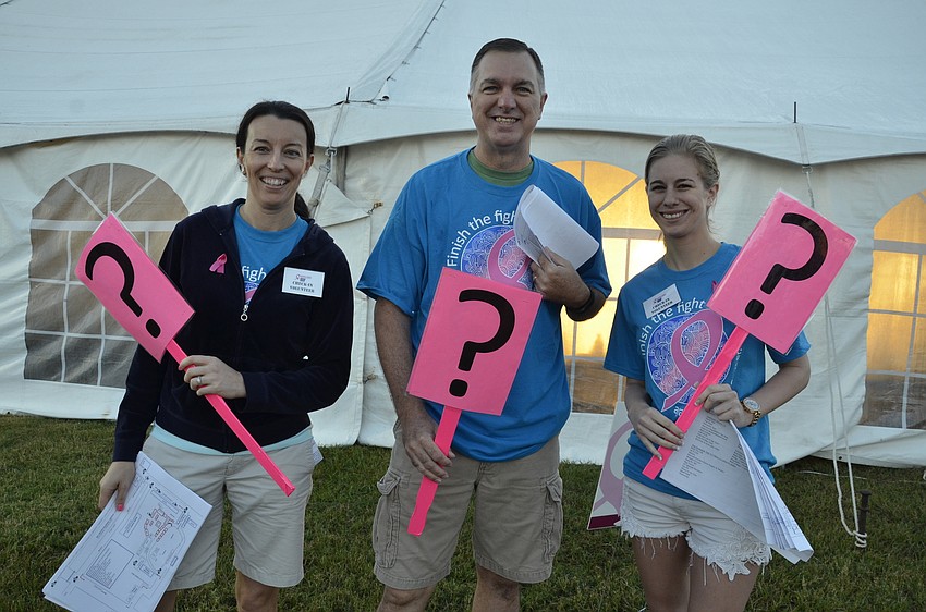 Tanya Yaneva and Tony Johnsey from the Publix on Fruitville and Ashley Brito from the Publix on State Road 70 volunteered to field questions at the walk.