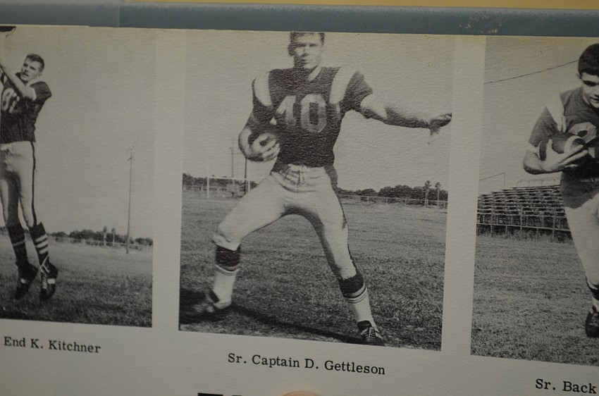 David Gettleson during his time at Cardinal Mooney High School in 1967.