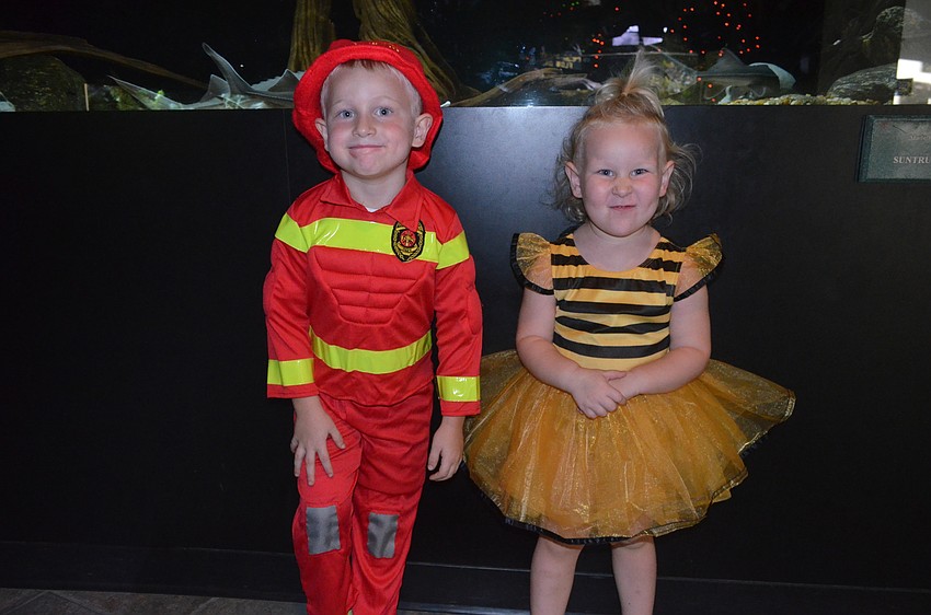 Caden, 4, and Peyton Frank, 3