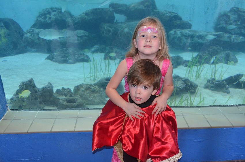 Mabel, 4, and Bennett Lansdale, 2