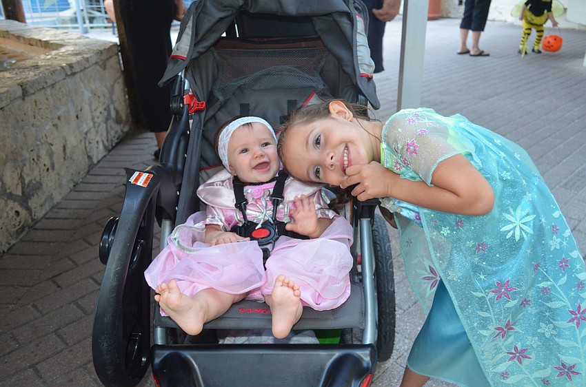 Ashley, 6 months, and Emma Restle, 4