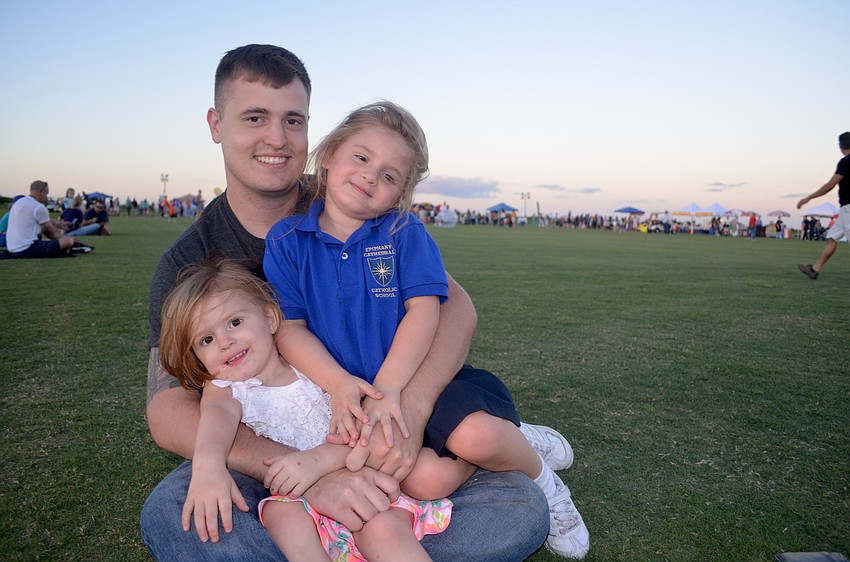 Rick Lipro and his daughters, Autumn and Anya, visited the Ranch from Jacksonville.