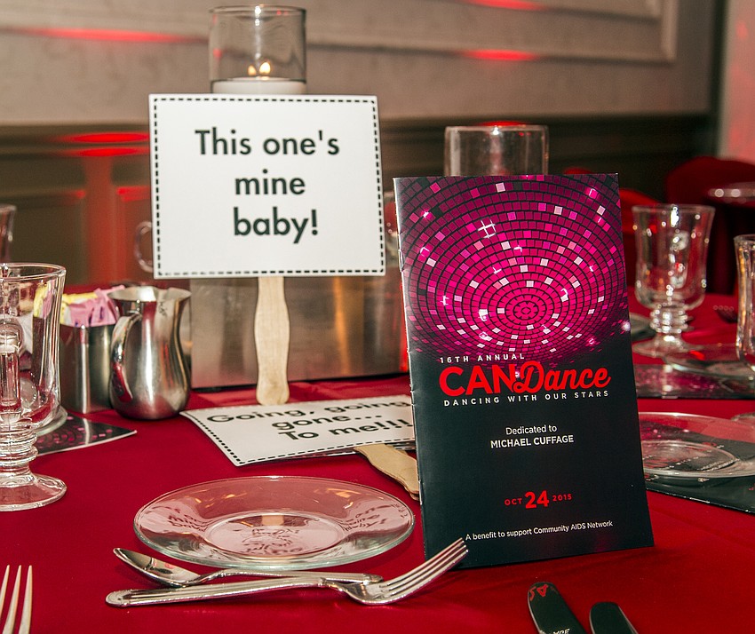 The packed ballroom at Michael's On East was a sea of beautiful red