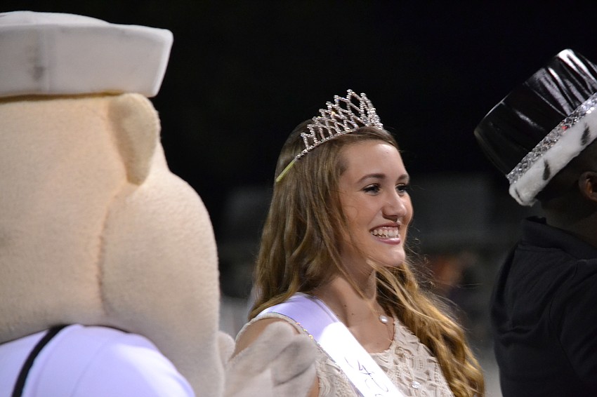 Senior Alyssa Sloan was crowned homecoming queen for Sarasota High School.