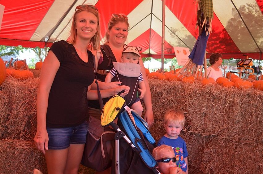 Mom's Sheri Radomski and Jamie Fray with their children Owen and Connor Fray and Connor Radomski.