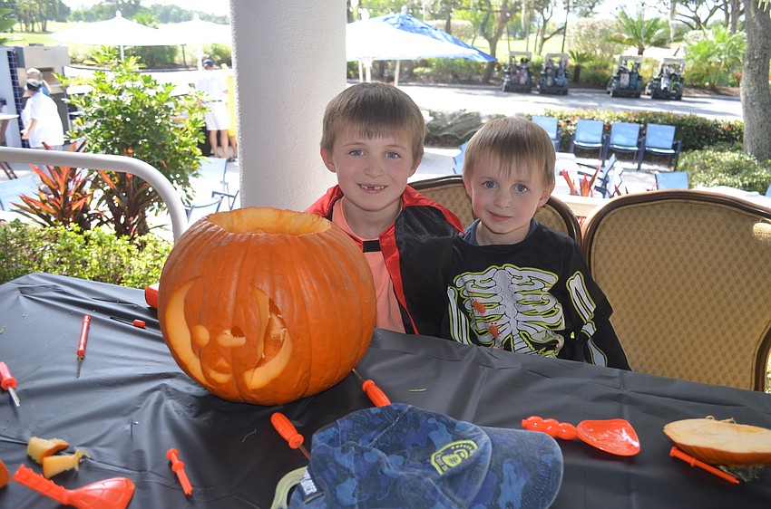 Alex, 7, and Tommy Hope, 4