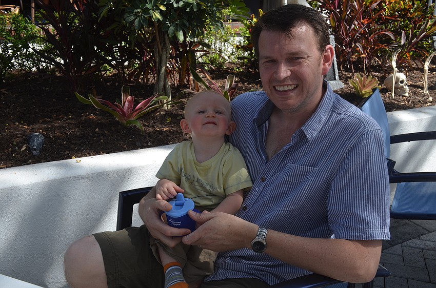 Joseph, 11 months, and Michael Hope