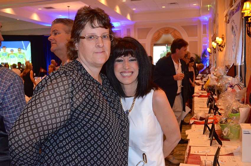 Lynn Brown and Margie Traylor are among more than 200 people who attended the event.