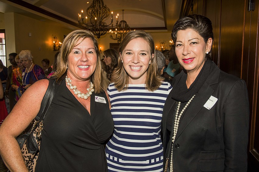 Kerry Conboy with Courtney Mark and Kathie Anderson