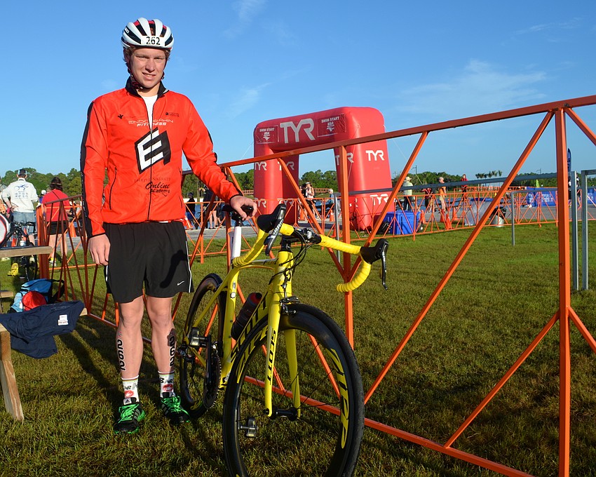 Stone Dyson competed in the junior men’s division.