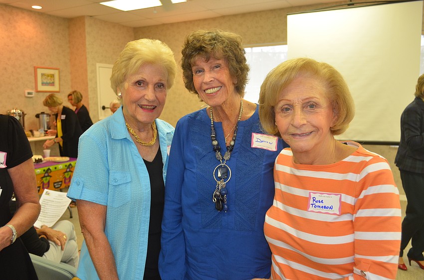Judy Blair, Donna Godfrey and Rose Tomason