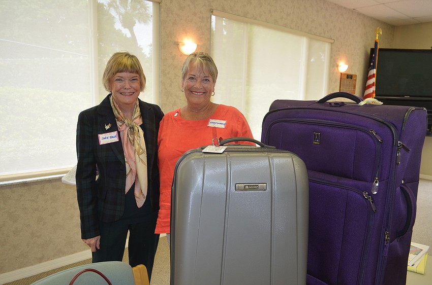 Speaker Janis Fawn, board member of the Gulf Coast Community Foundation, and Nancy Woodley