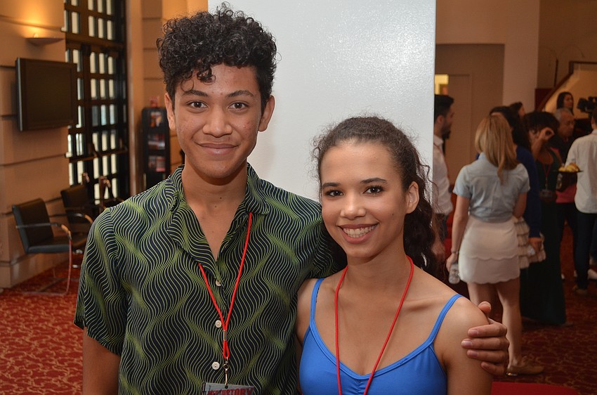 Virgil Matelau and Victoria Byrd are two Booker High School students who are starring alongside professional equity actors in Asolo Rep's production of 