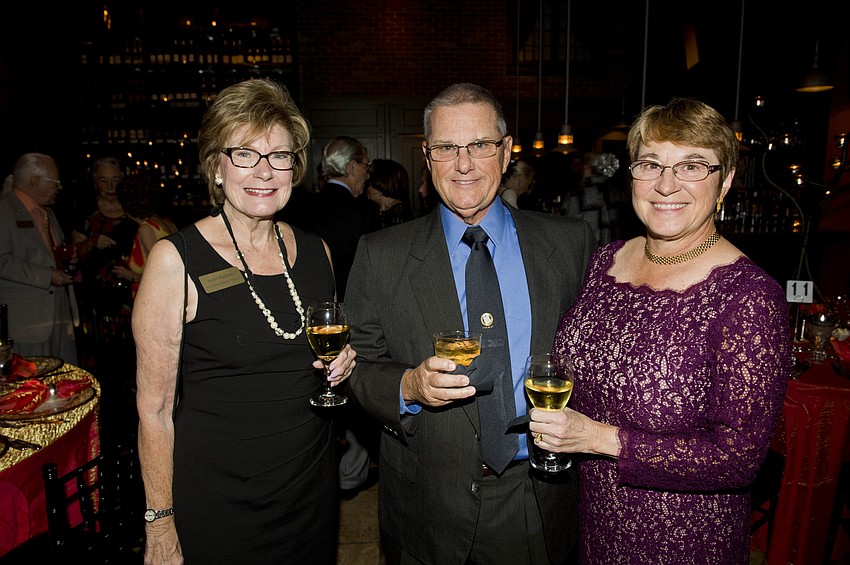 Janet Huelster with Ron and Barbara Archbold